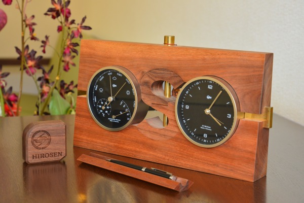 オーダーメイド家具 机上置・湿温計＆時計